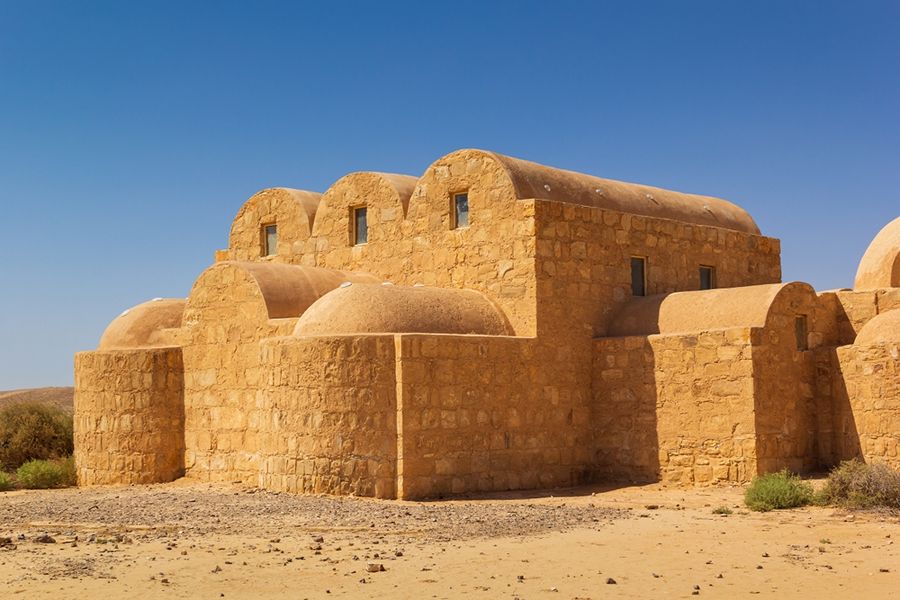 Qusayr Amra woestijnkasteel
