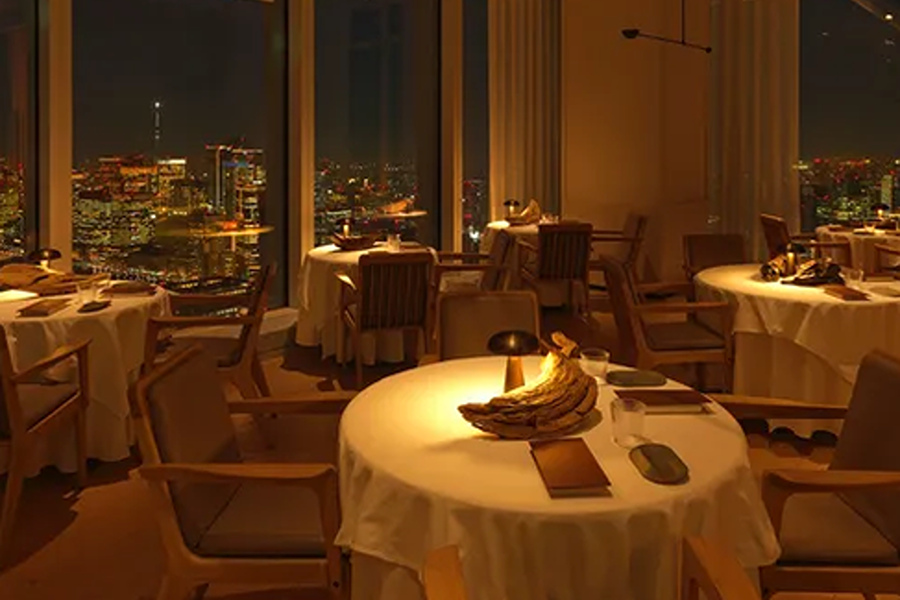 apothéose restaurant in Tokyo. Foto van Michelin