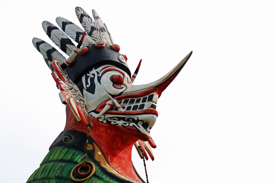 Hudoq-masker van de Dayak