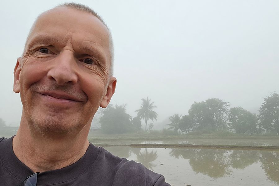 Collega Henry in Noord-Thailand
